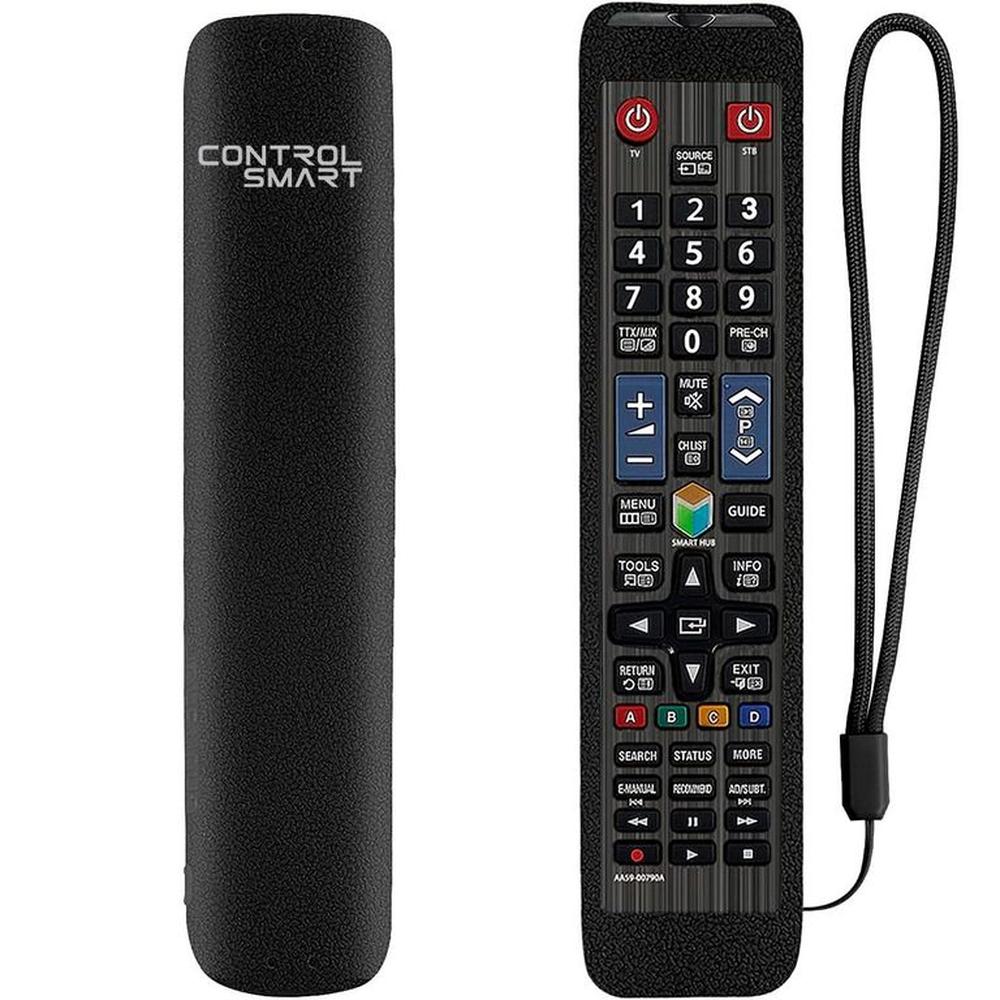 Funda  De Silicona  Para Control Samsung Smart Tv Grande Bn59-Negro