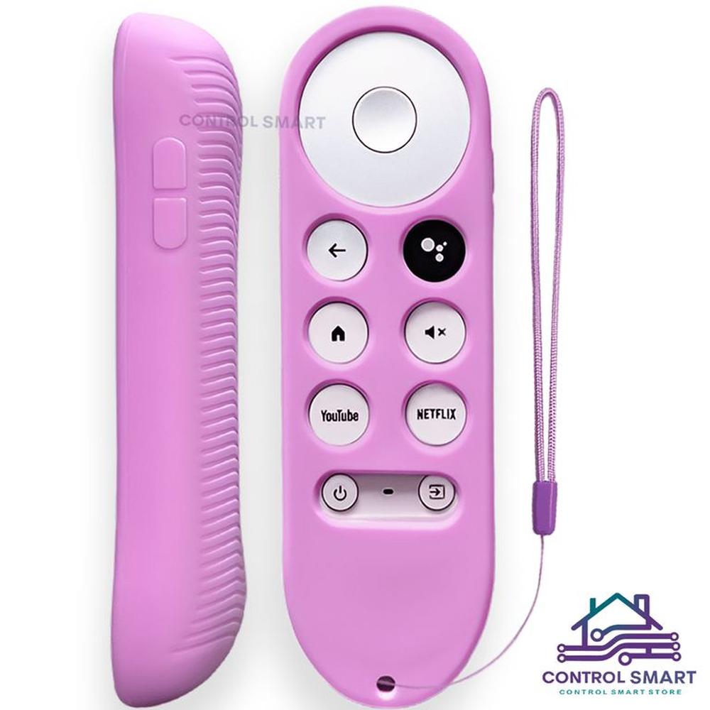 Funda Protector Para Control Google Chromecast 4 - Rosa