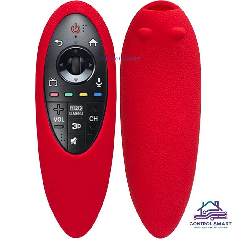 Funda Antideslizante Para El Control Remoto LG MR500 2014 WEBOS– Rojo