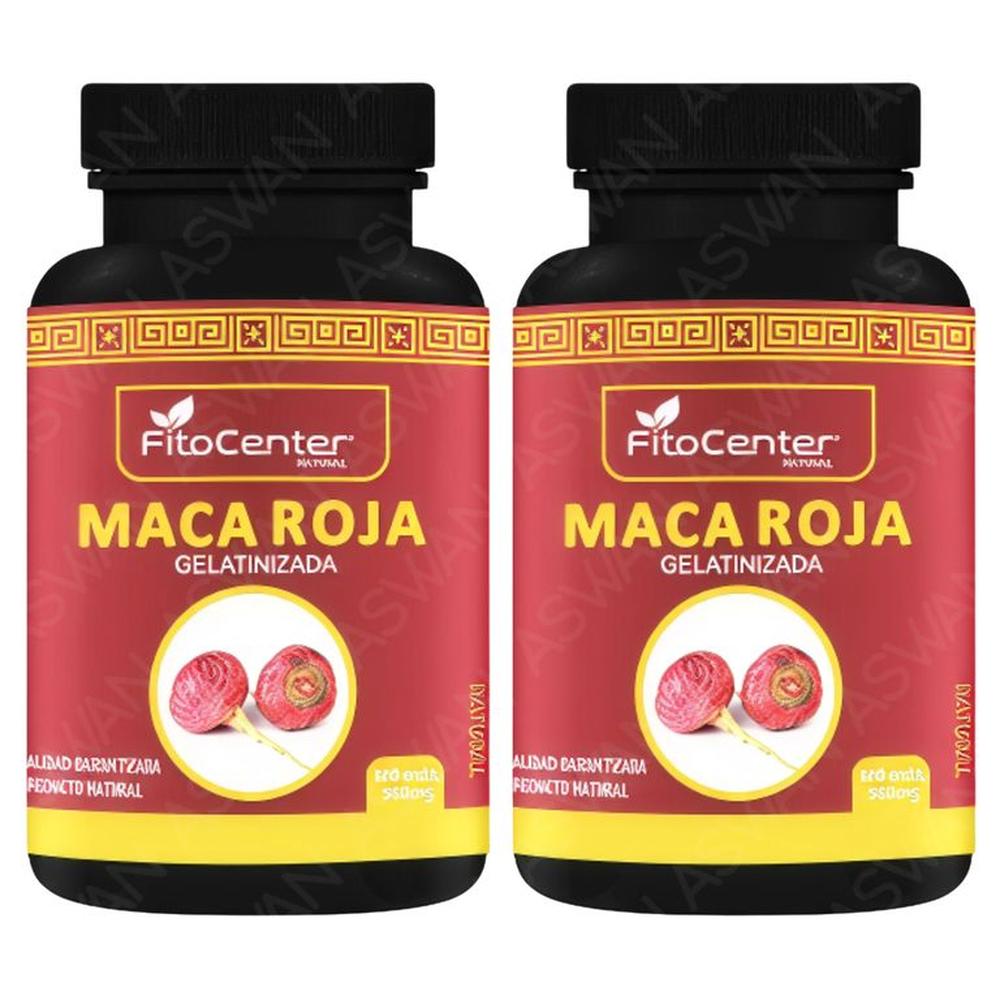 Pack de 2 Maca Roja Gelatinizada  500mg  100 unidades