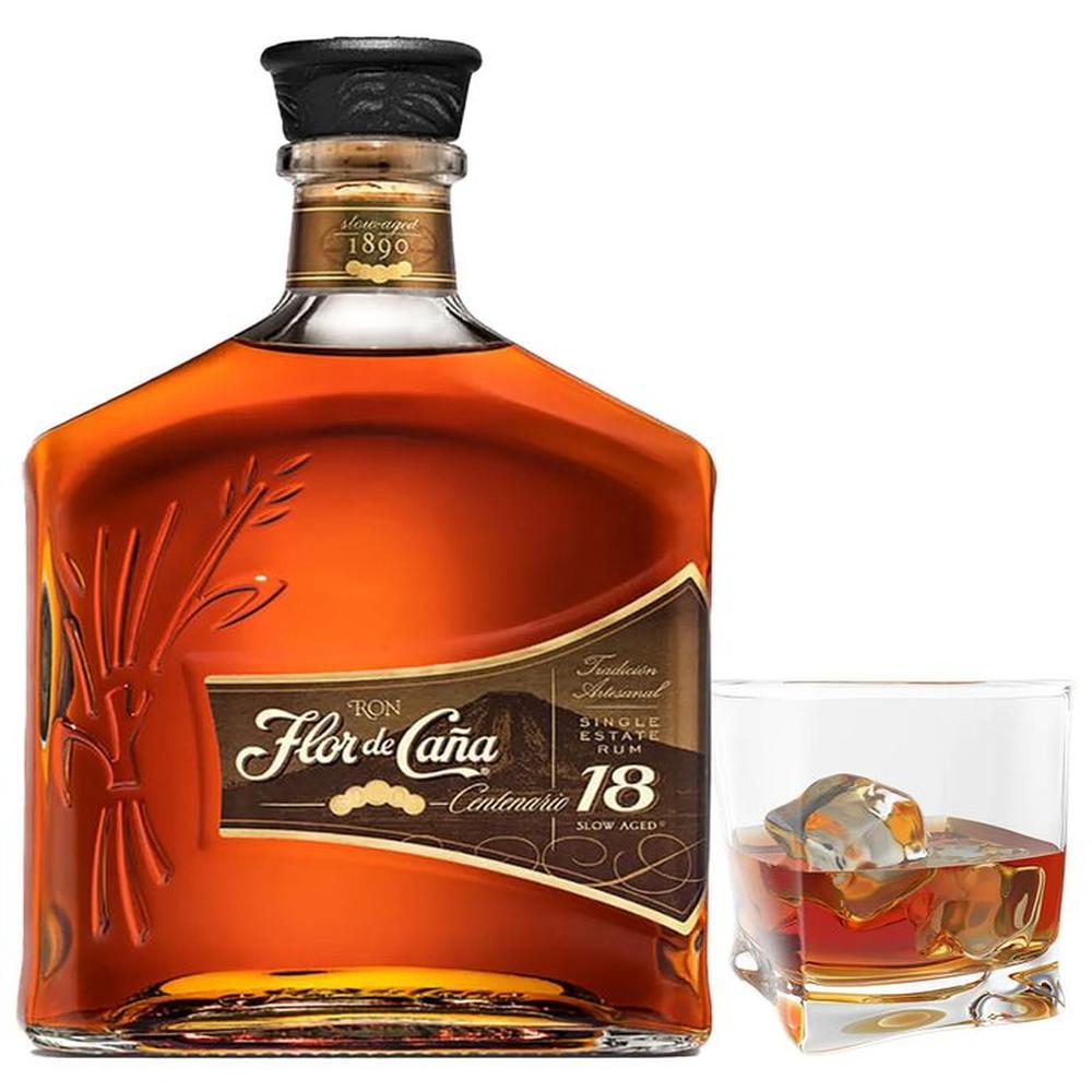 Ron Flor de Caña 18 años 750ml SIN ESTUCHE