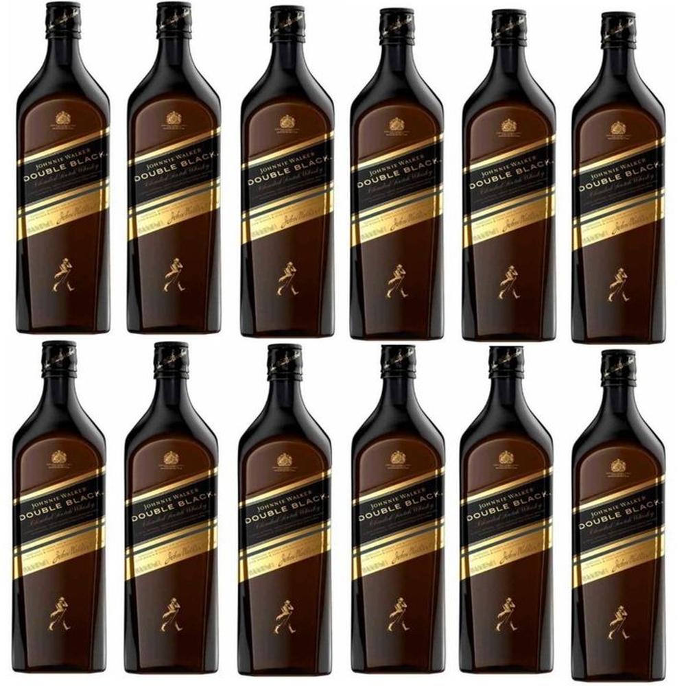Whisky JOHNNIE WALKER Double Black Label Botella 750ml- 12 UND