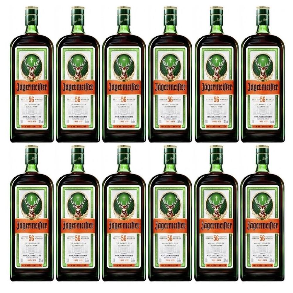 Licor Jagermeister Original Botella 1 LT- 12 UND