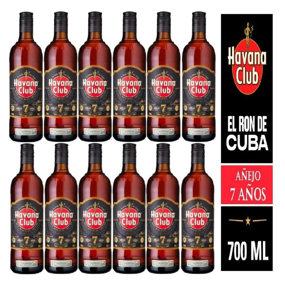 Ron Havana Club 7 Años 700 ML - 12 UND