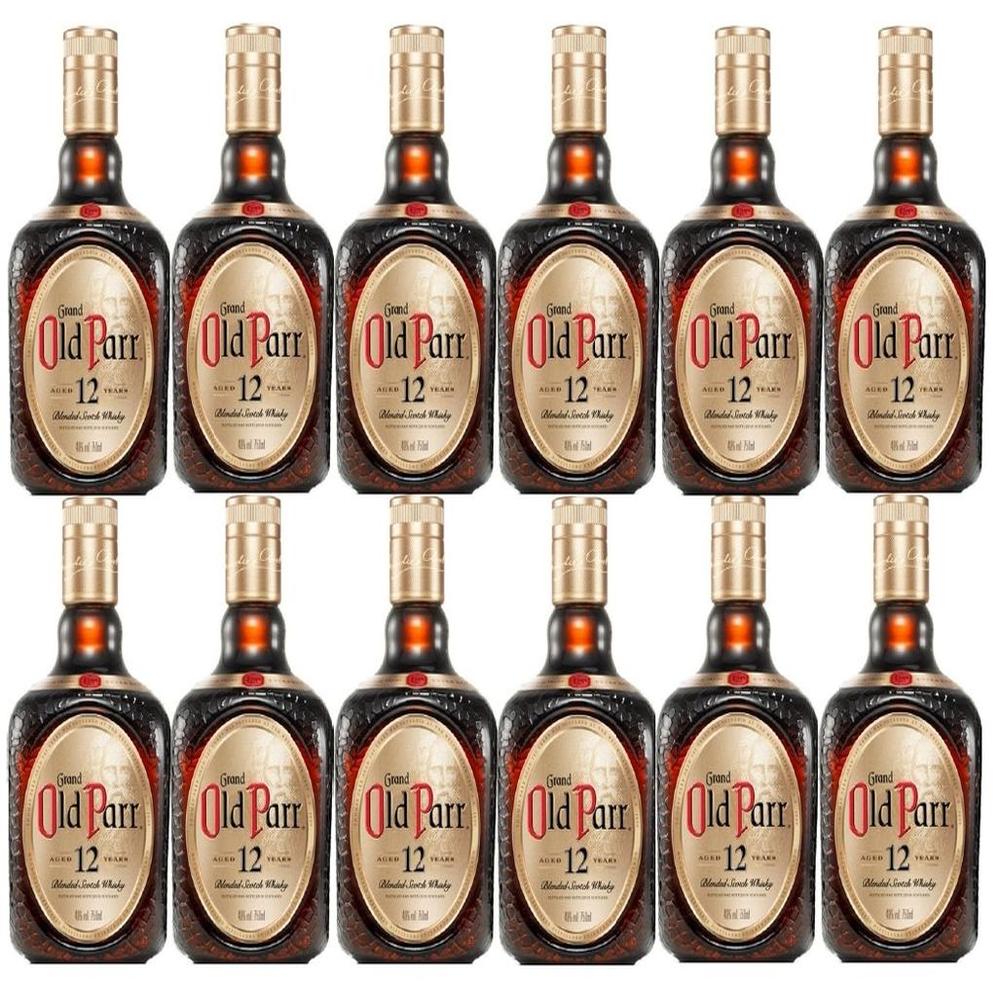 Whisky Old Parr 12 Años 750ml - 12 UND