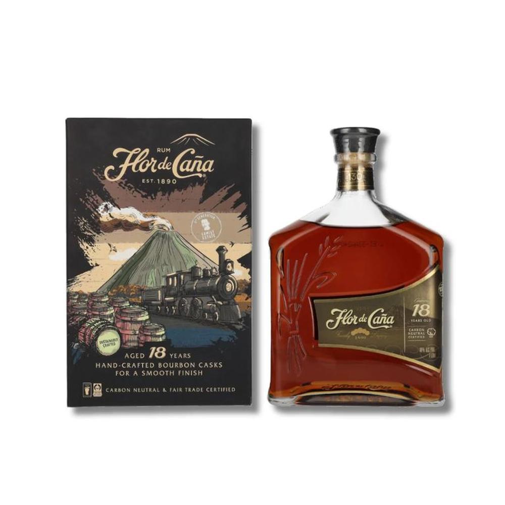 Ron Flor de Caña 18 años 750ml con estuche