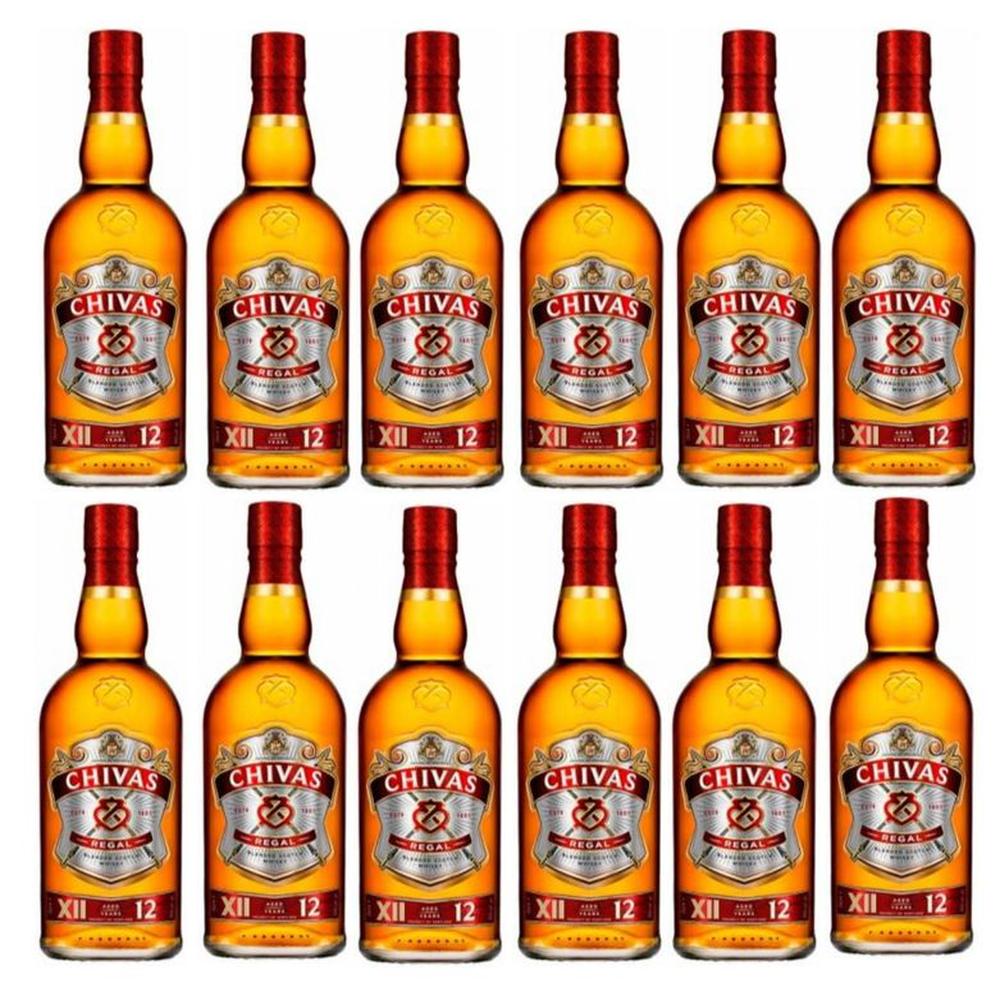 Whisky Chivas Regal 12 años 700ml - 12 UND