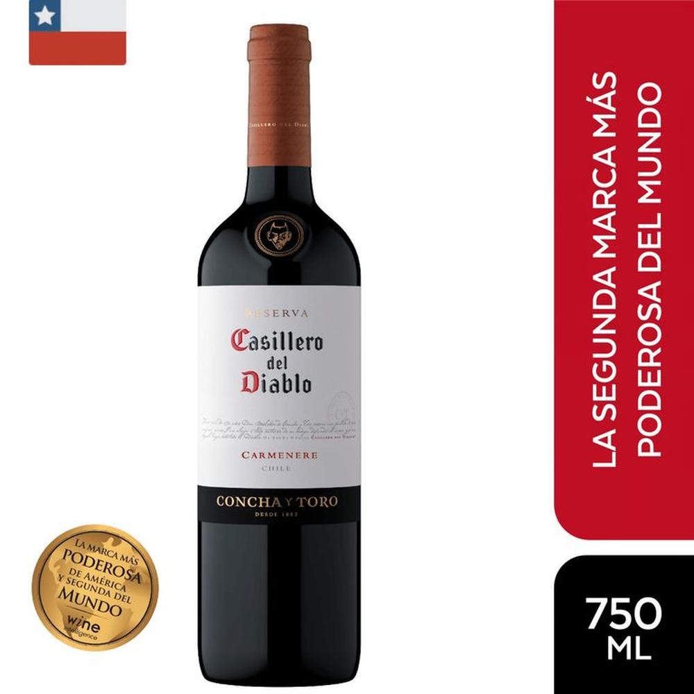 Vino Casillero del Diablo Carmenere 750ml