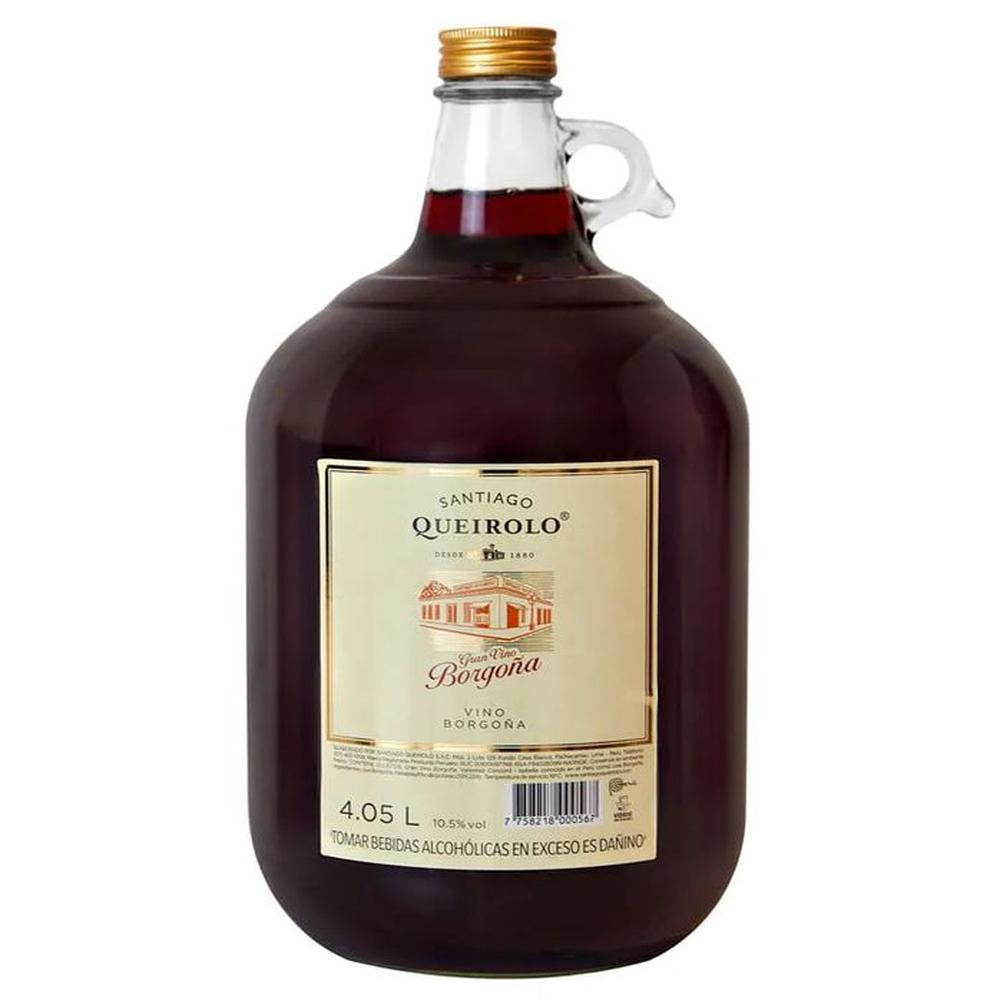 Vino Santiago Queirolo Borgoña 4L