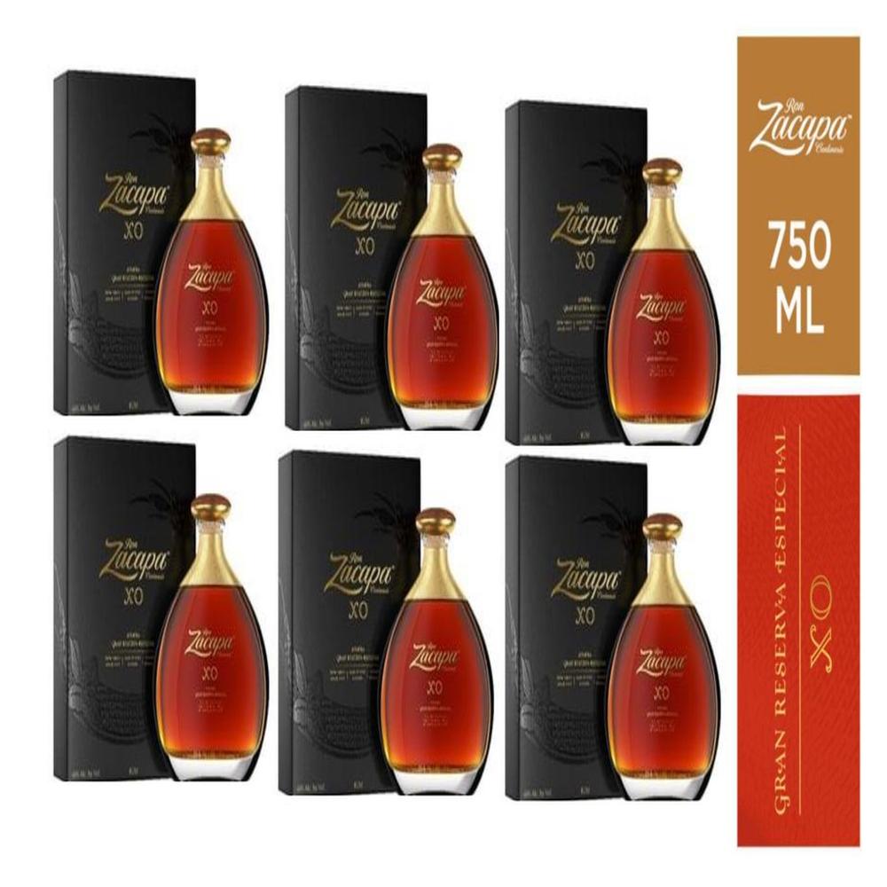 RON ZACAPA XO 750ML - 6 UND