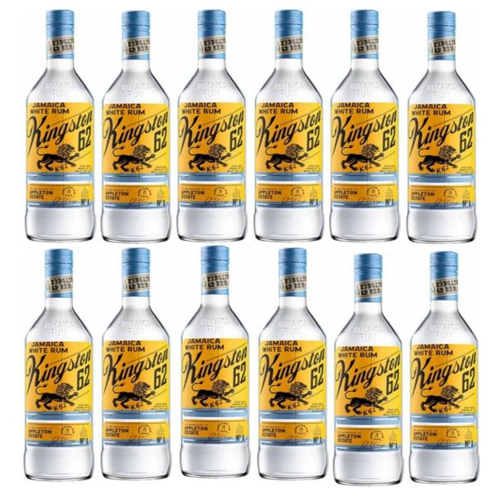 Ron Kingston 62 Blanco 1L - 12 UND