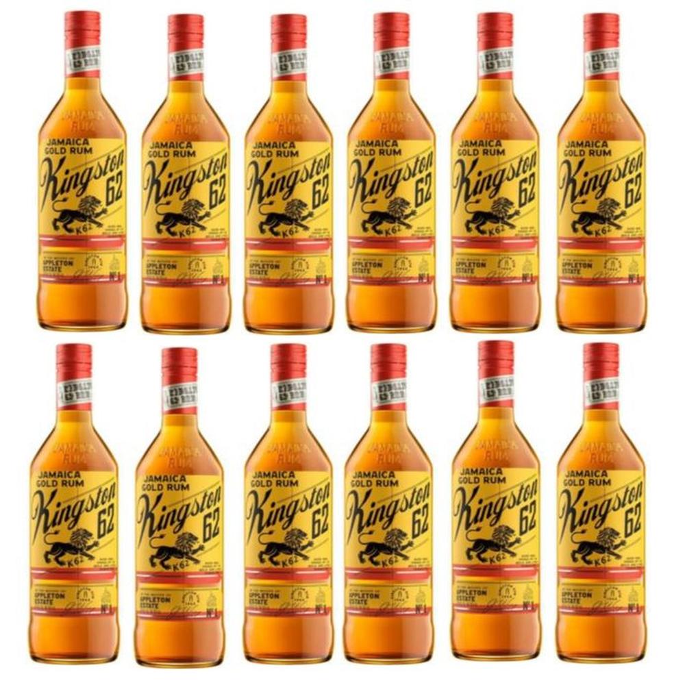 Ron Kingston 62 Gold 750ml - 12 UND