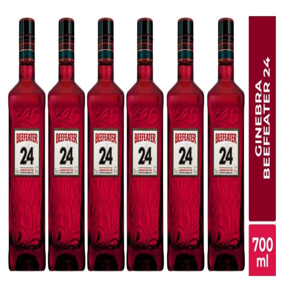 GIN BEEFEATER 24 BOTELLA 700 ML - 6 UND