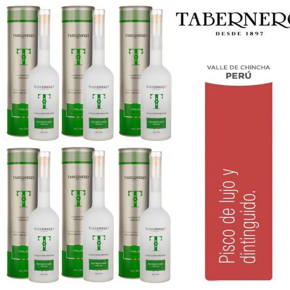 Pisco Tabernero Mosto verde Italia 500ml - 6 UND