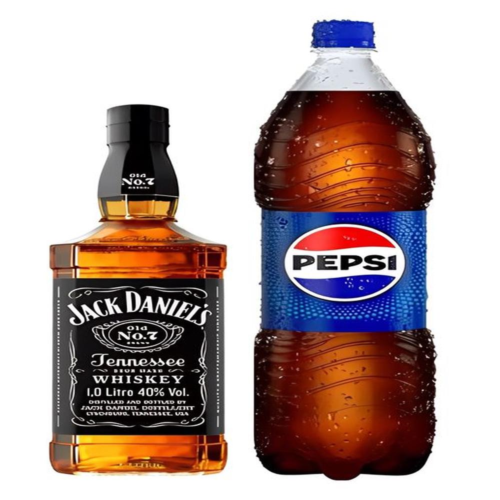 Whisky JACK DANIELS Old N°7 Botella 1L + GASEOSA