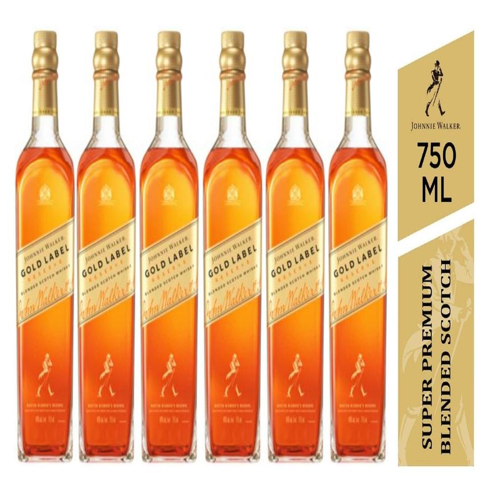 Whisky Johnnie Walker Gold Label Reserve 750ml - 6 UND