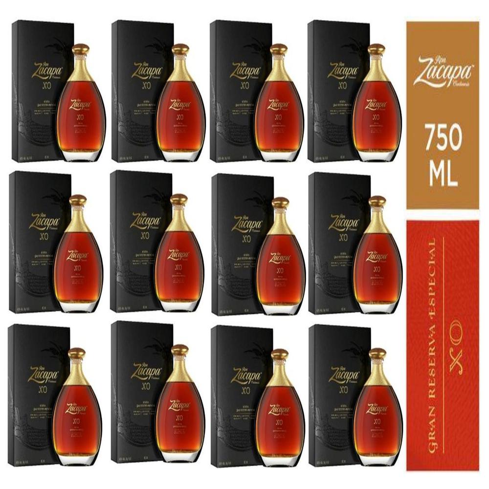 RON ZACAPA XO 750ML - 12 UND