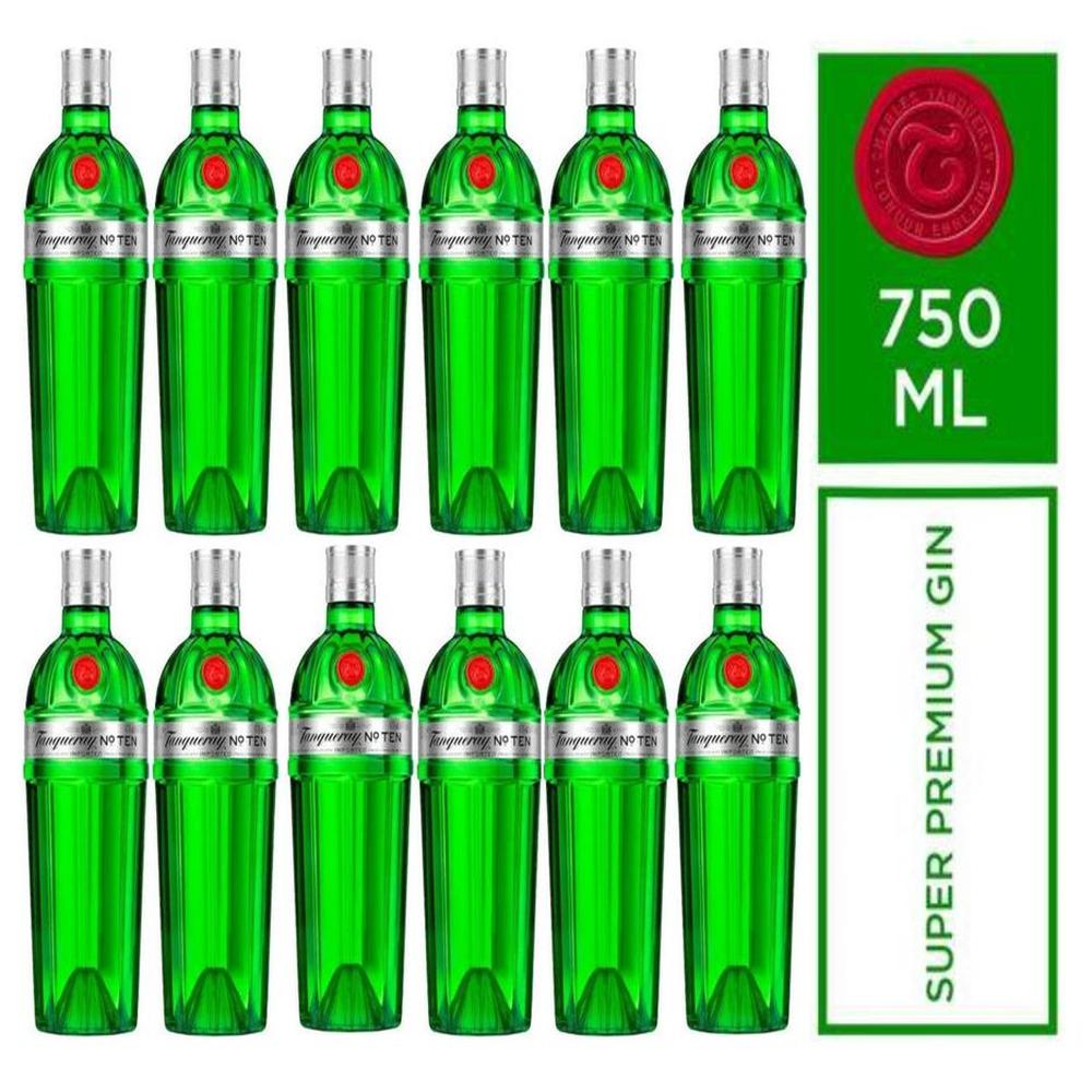 Gin Tanqueray Ten Botella 750 ml - 12 UND