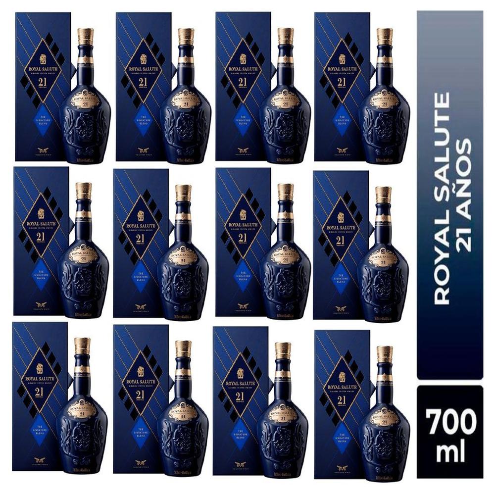WHISKY ROYAL SALUT 21 AÑOS 700ml - 12 UND