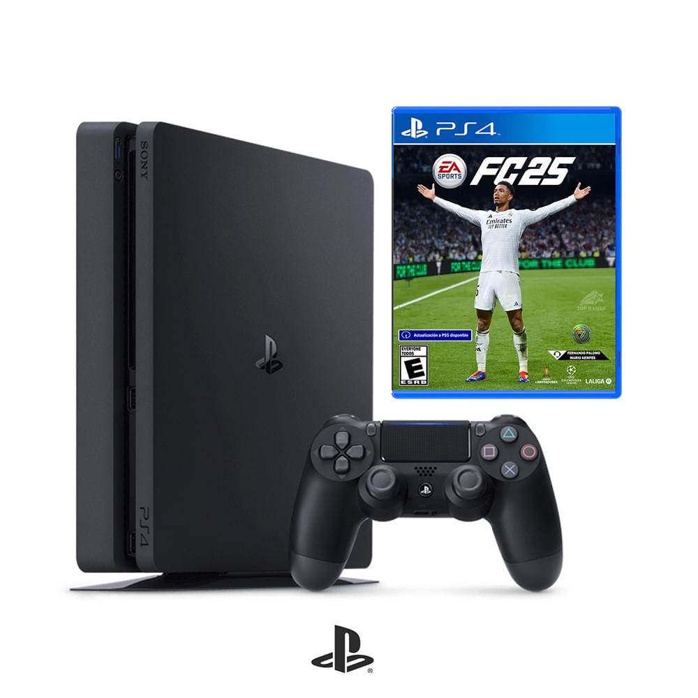 Consola PS4 SLIM 1tb + FC25 - Reacondicionada