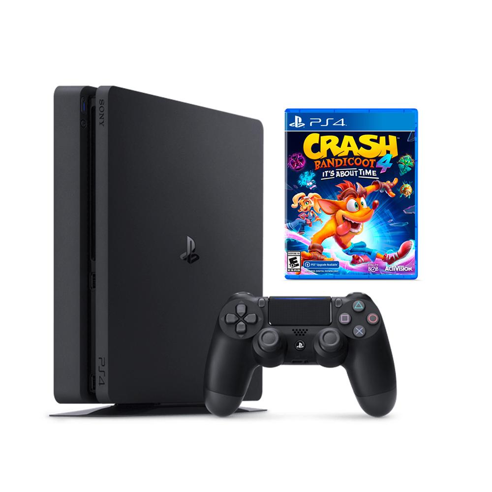 Consola PS4 SLIM 1tb + Crash 4 - Reacondicionada