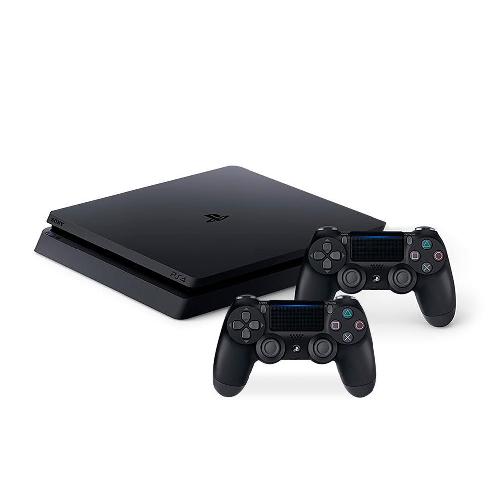 Consola PS4 SLIM 1tb y 2 Mandos - Reacondicionada