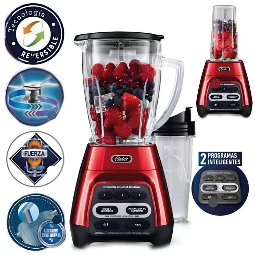 Licuadora Reversible Oster BLSTPYG1310 RBG 15L Rojo