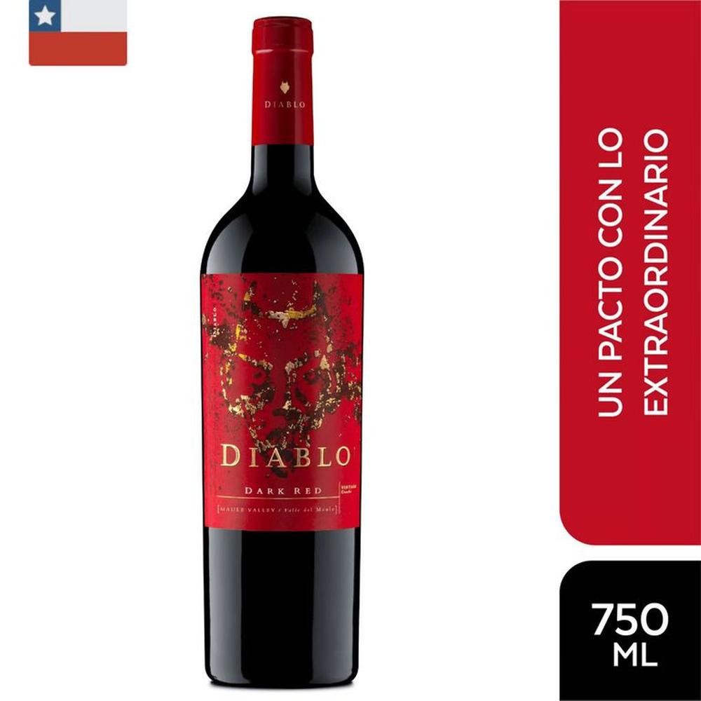 VINO TINTO DARK RED BOTELLA 750ML