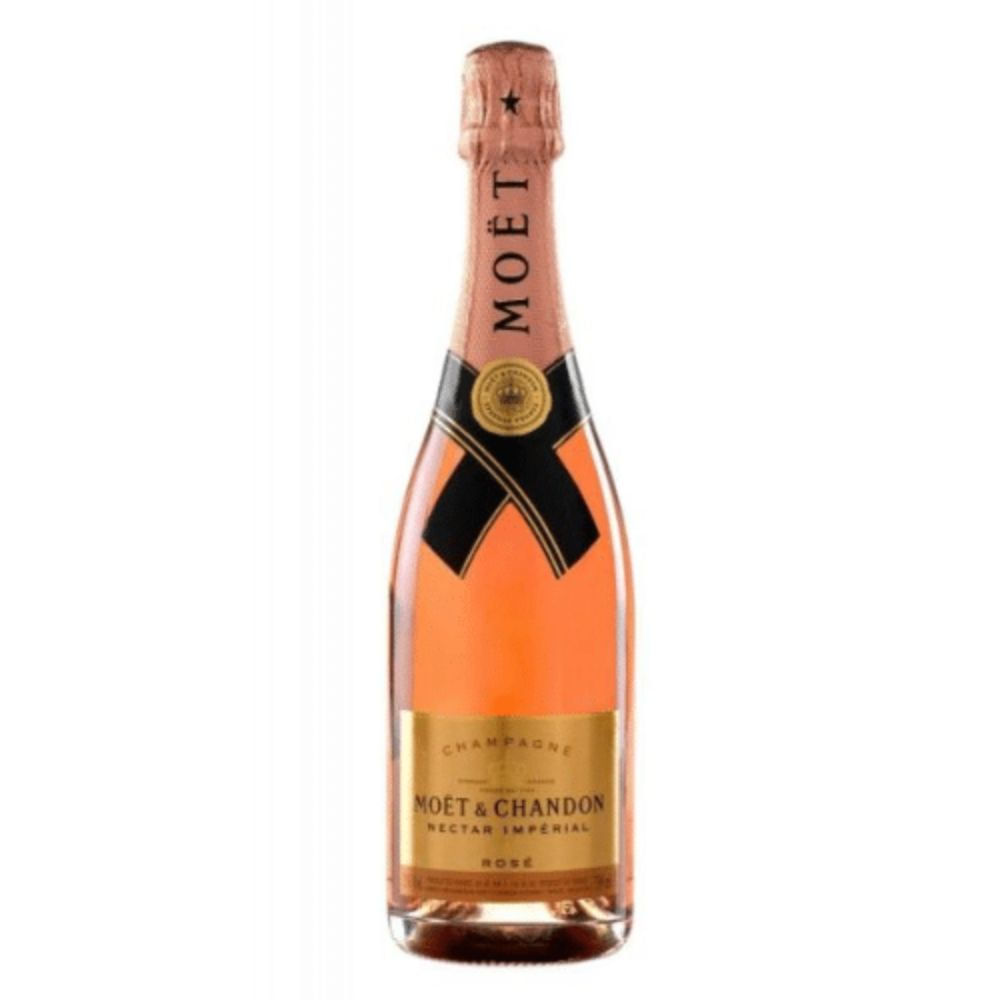 Champagne MOET & CHANDON Nectar Imperial Rosé Botella 750ml - Oechsle