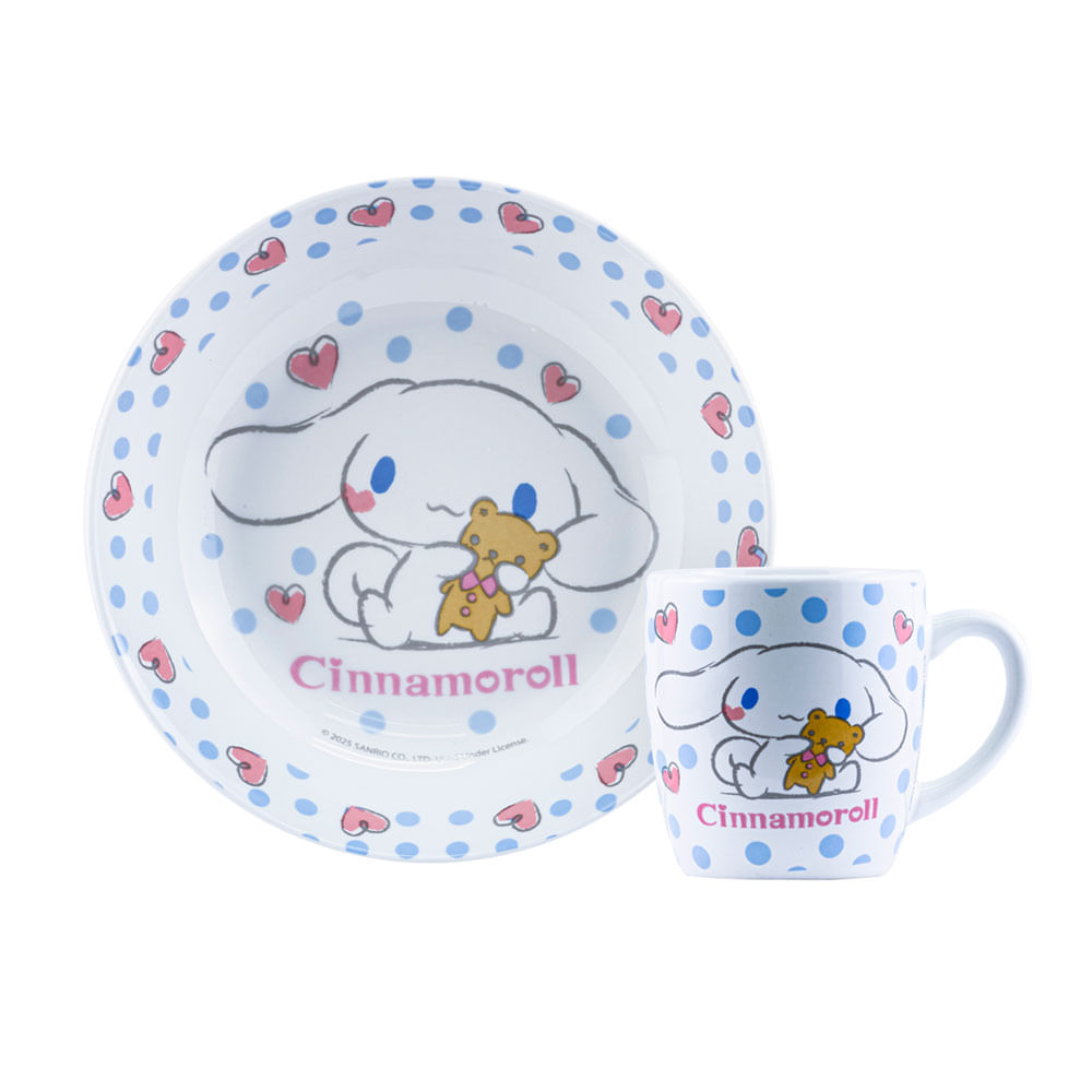 Vajilla infantil Ceramica 2Pz Cinnamoroll Scool 704341