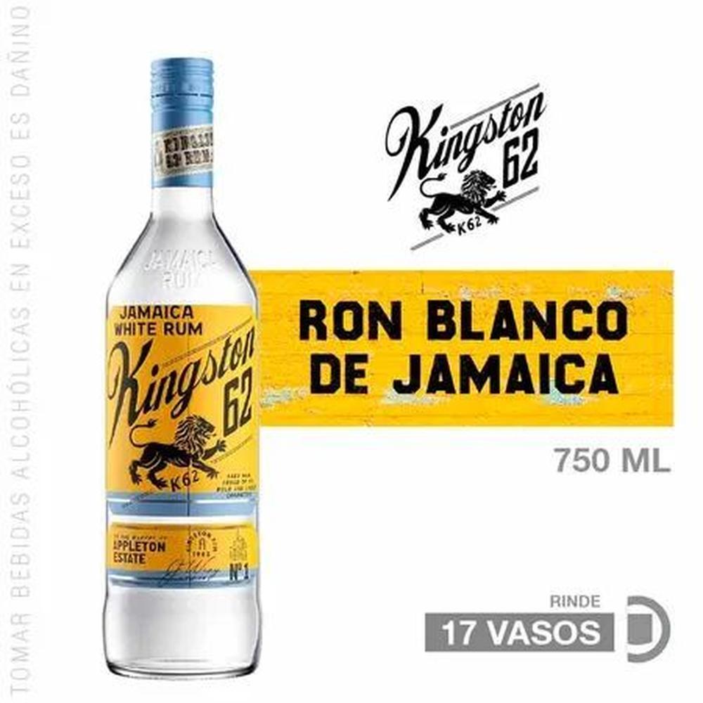 Ron Kingston 62 Blanco 750ml