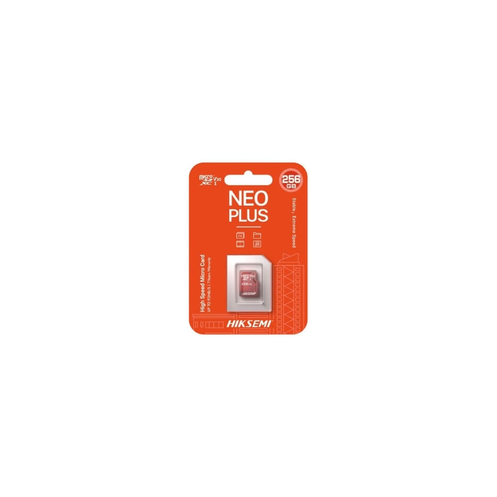 Memoria Micro SD HIKVISION 256GB NEO PLUS - Alta Velocidad, Capacidad Ideal para Dispositivos Móvil