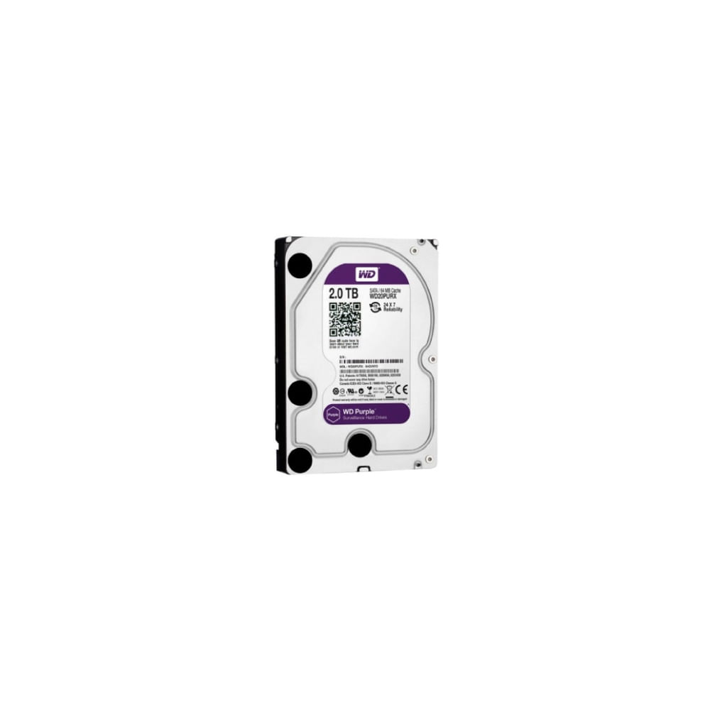 Disco Duro WD Purple 2TB SATA para Surveillance - Almacenamiento Seguro y Eficiente
