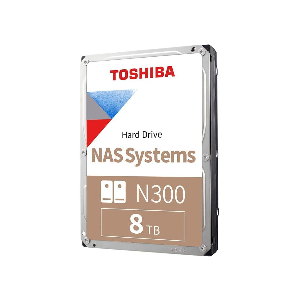 Disco Duro Toshiba N300 NAS 8TB 7200rpm 3.5” SATA 6Gb/s - Alto Rendimiento y Capacidad