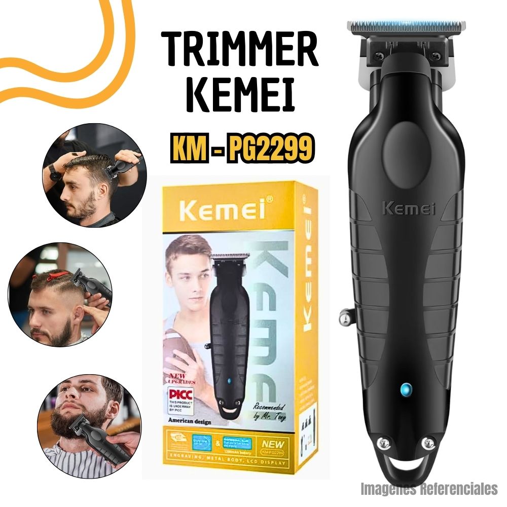 Trimmer Recargable Kemei KM-PG2299