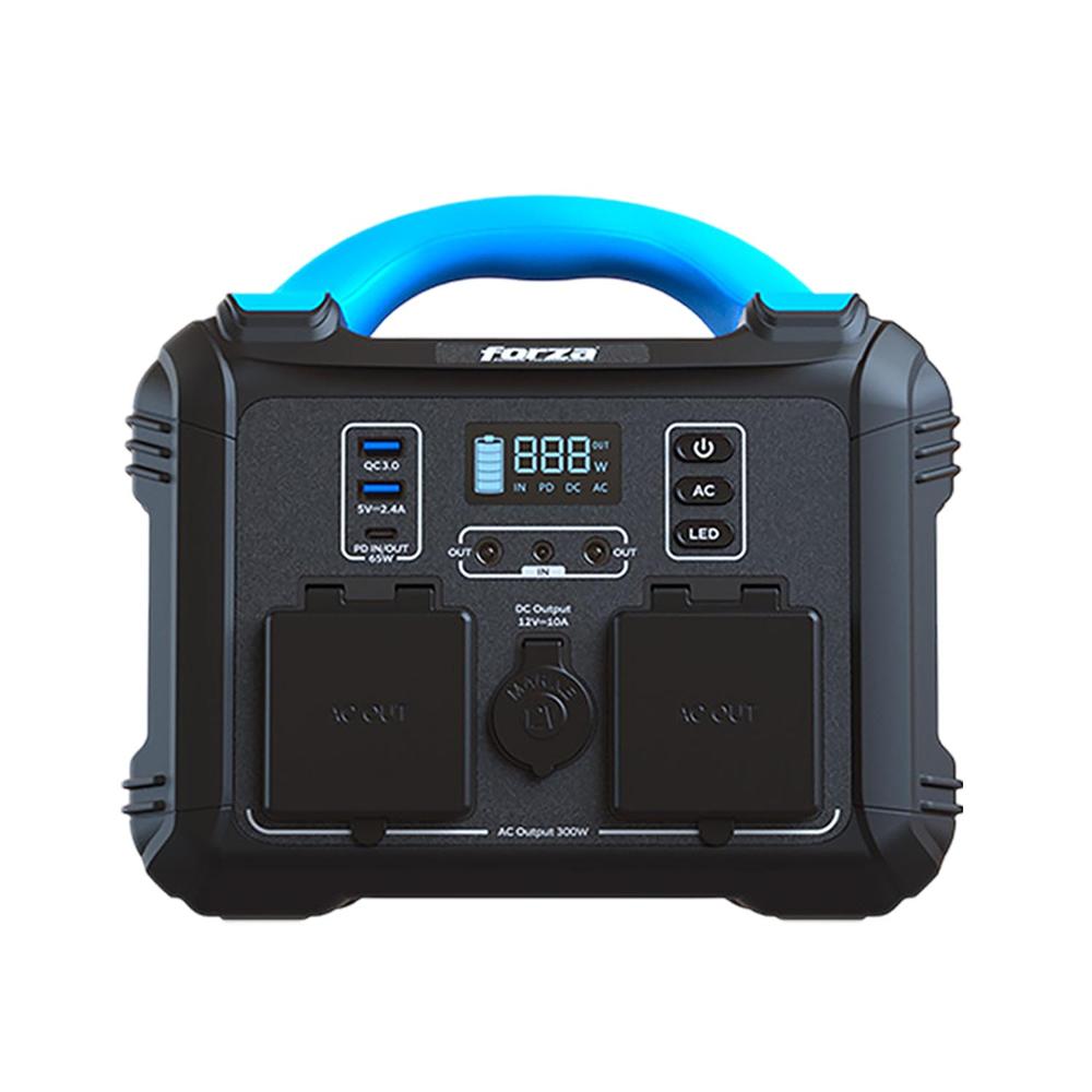 Generador Eléctrico Forza Fpp-T302 Portátil 8Puertos 300W Batería Lmfp