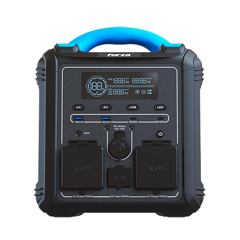 Generador Eléctrico Forza Fpp-T702 Portátil 9Puertos 700W Batería Lmfp