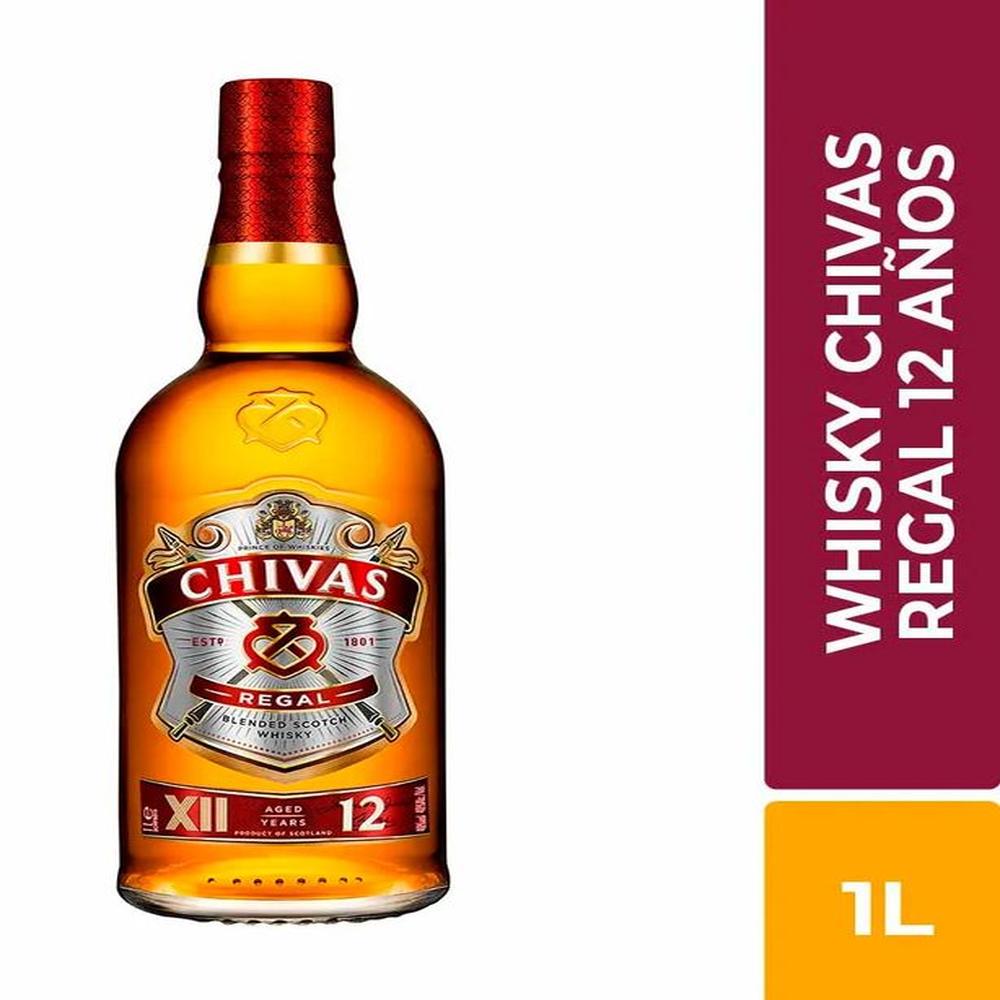 Whisky Chivas Regal 12 años 1L