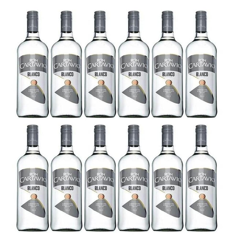 Ron Cartavio Blanco 750ml - 12 UND
