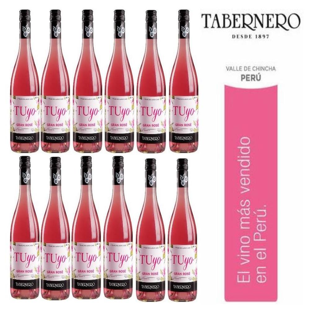Vino Tabernero Tuyo Gran Rose 750ml - 12 UND