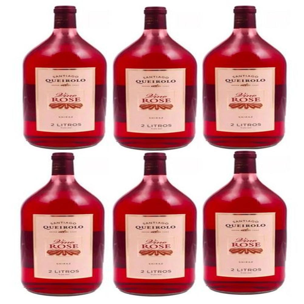 Vino Santiago Queirolo Rose 2L - 6 UND