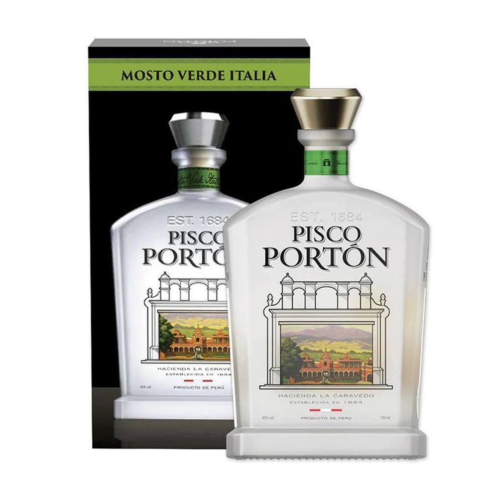 Pisco Porton Mosto Verde Italia 750 ML CON ESTUCHE