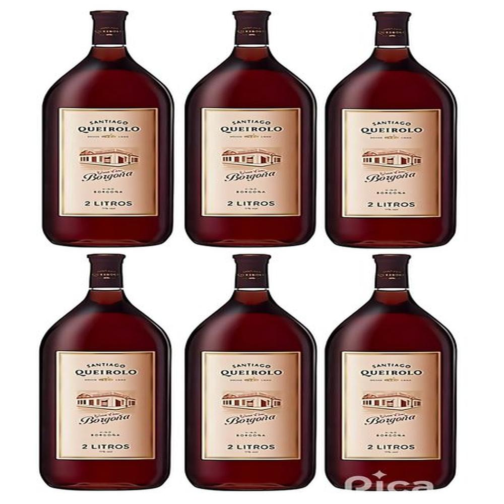 Vino Santiago Queirolo Borgoña 2L - 6 UND