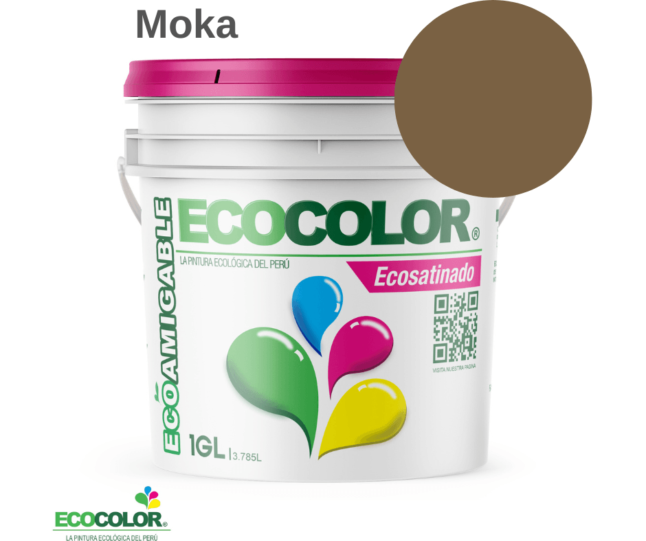 Pintura Ecológica ECOSATINADO 1 Galón Moka