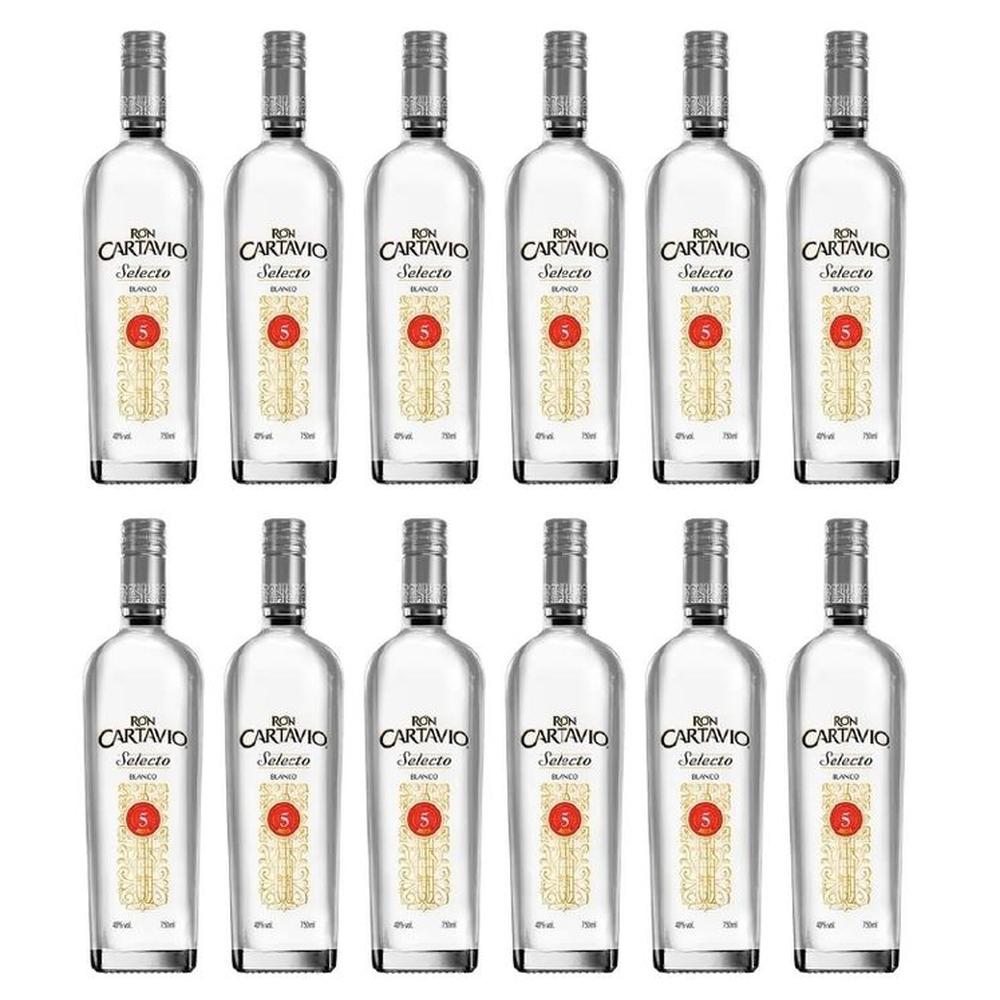 Ron Cartavio Selecto 5 años Blanco 750ml - 12 UND