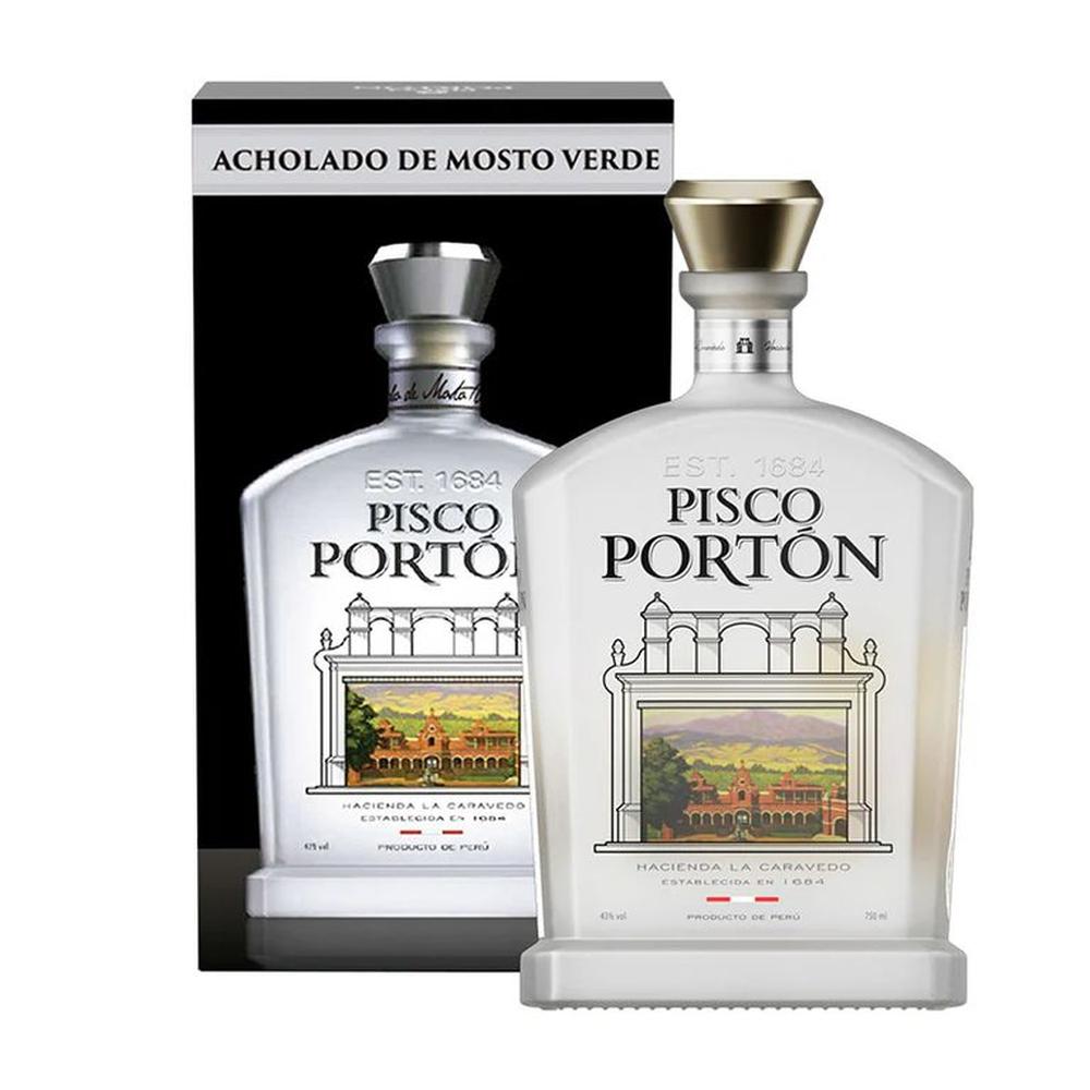 Pisco Porton Mosto Verde Acholado 750 ML CON ESTUCHE