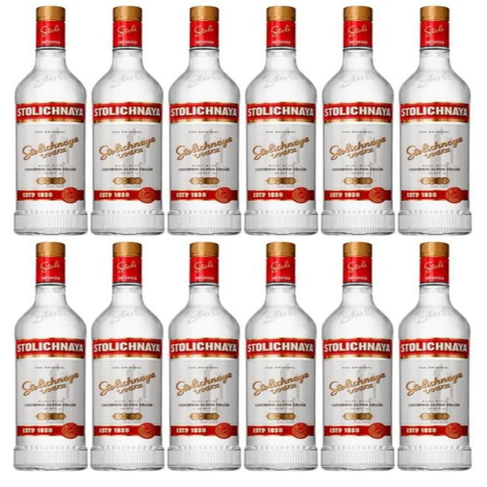VODKA Stolichnaya 750ML - 12 UND