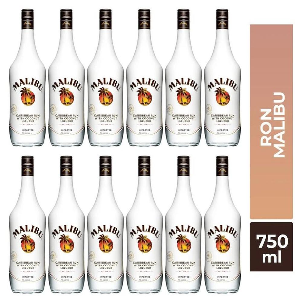 Ron Malibu Coco 750 ML - 12 UND