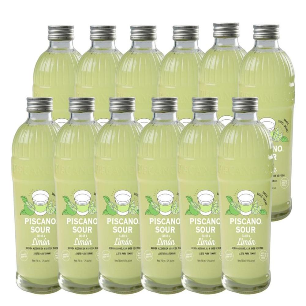 Piscano Sour Limón 700 ml - 12 UND