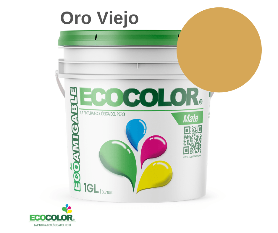 Pintura Ecológica MATE 1 Galón Oro Viejo